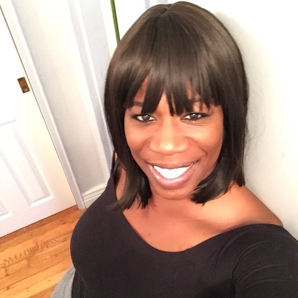 New- Model Model Human Hair blend wig (4) - Picture 3 of 7